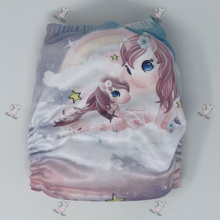 Couche à poche - Exclusif motif Licorne
