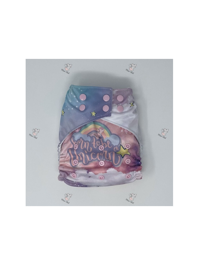 Couche à poche - Exclusif motif Licorne