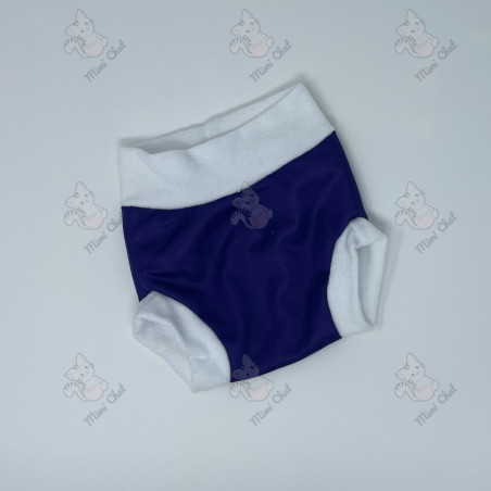 Shorty PUL Taille Nouveau-né - Uni Violet