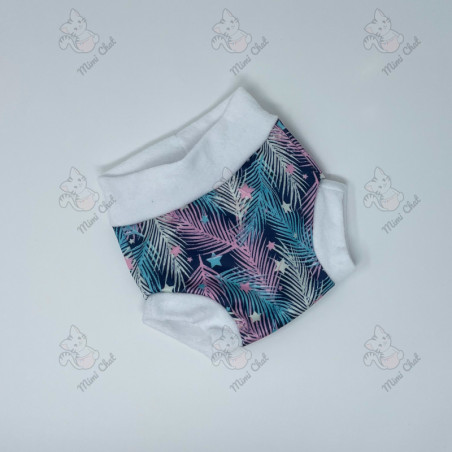Shorty PUL Taille Nouveau-né - Feuilles