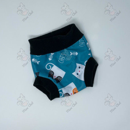 Shorty PUL Taille Nouveau-né - Petits Chats