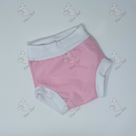 Shorty PUL Taille S (3 à 6kg) - Uni Rose
