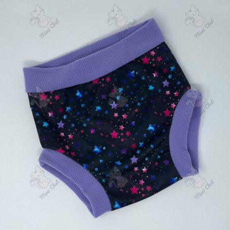 Shorty PUL Taille XL (12 à 15kg) - Nuit Etoilée