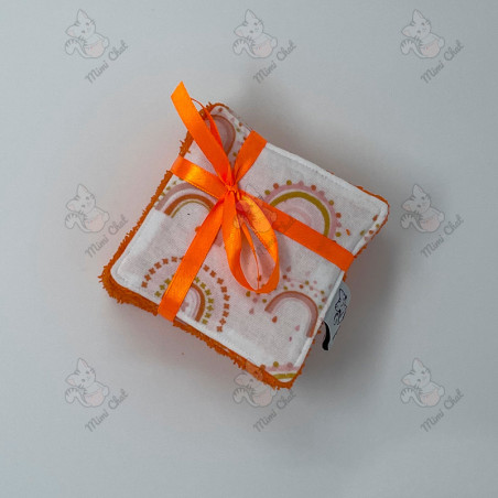 Lot de 10 lingettes - Arc-en-ciel