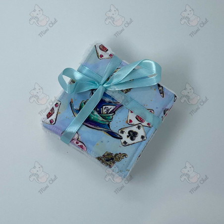 Lot de 10 lingettes - Alice bleu