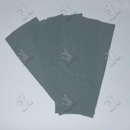 Feuillets lavables (x5) - Gris