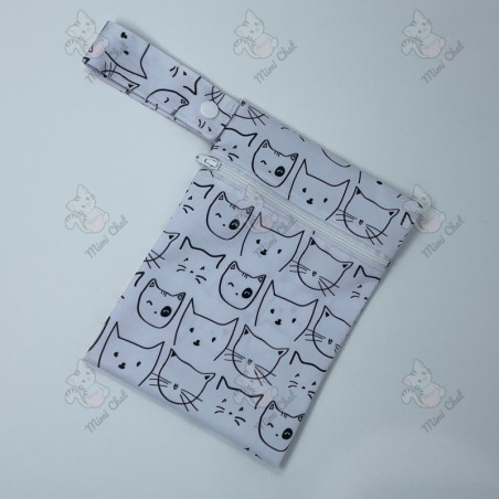 Sac étanche (wetbag) pour 6 SHL - Chats noirs