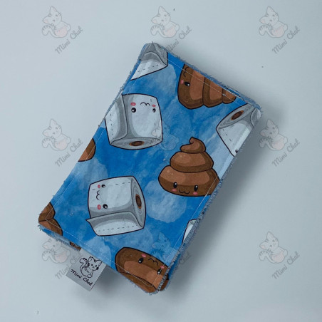 Papier hygiénique lavable (10 feuilles) - Emoji Poop