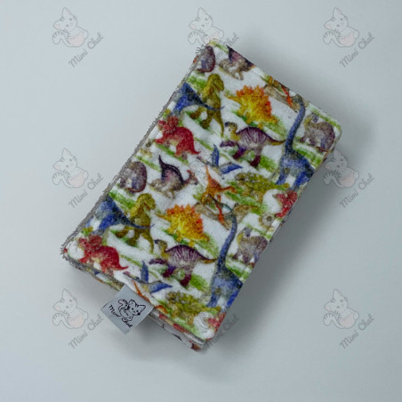 Papier hygiénique lavable (10 feuilles) - Dinosaure