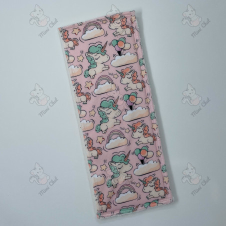 Insert Trifold Bambou/Chanvre avec effet au sec - Licorne Rose