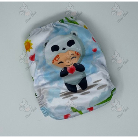 Couche à poche - Panda