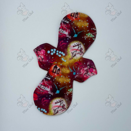 Serviette Hygiénique Lavable - Cerf Rose (AWJ assorti)