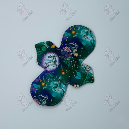 Serviette Hygiénique Lavable - Cerf Bleu (AWJ assorti)