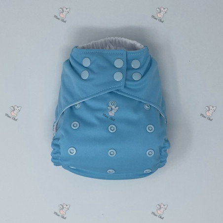 Couche à poche - Unie bleue